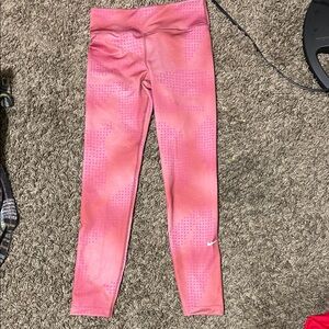Nike Pink Coral Ombre Leggings